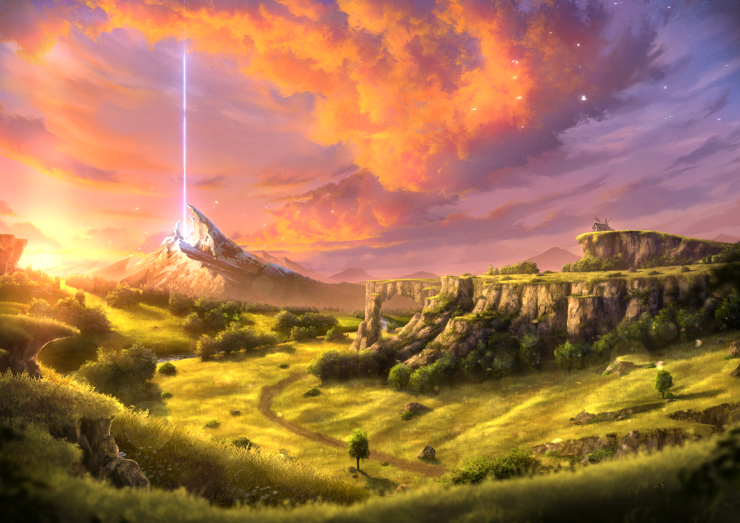 "Beacon of Beginnings"

At least one more doodle this year, just to get back into doodling again after not feeling it for a while and really kinda craved doodling sceneries again.

Happy New Year to you all, hope your wishes will come true! ♥️