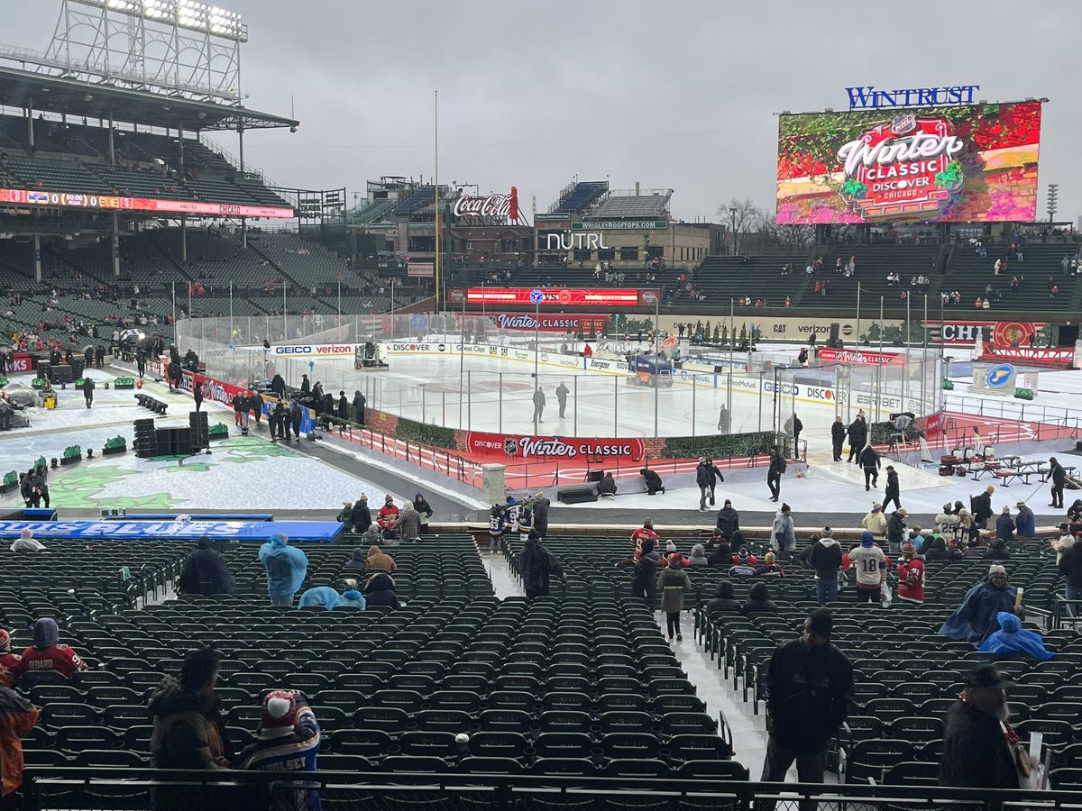 NHL winter classic at Wrigley Field