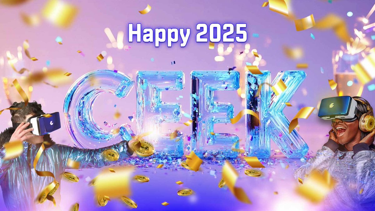 🎉 Happy New Year from CEEK! 🎊

Welcome to 2025. Thanks to everyone who made last year unforgettable. Let’s make 2025 best year yet 🚀

#HappyNewYear #Ceek  #Metaverse #2025