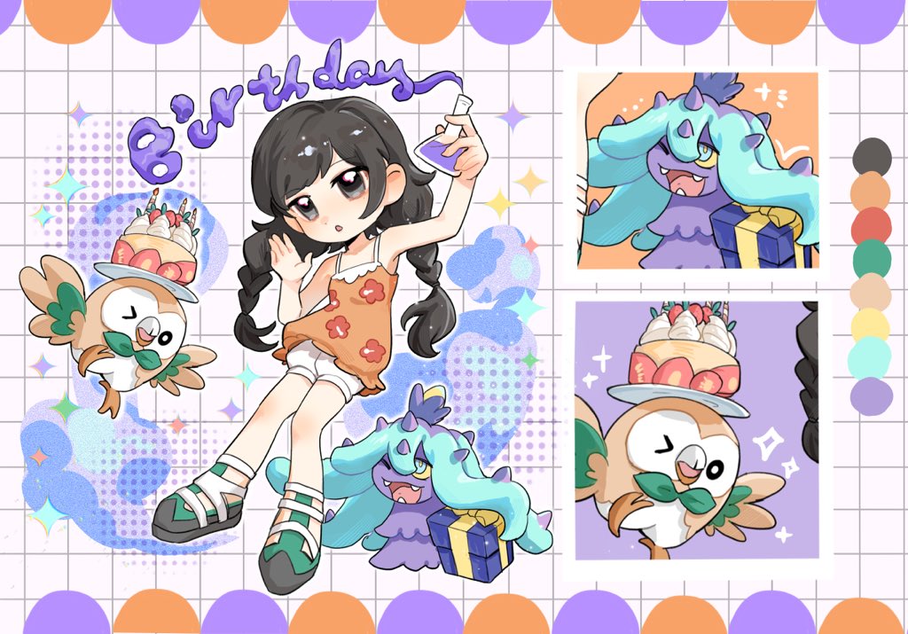 あけおめ！
そしてムーンちゃんお誕生日おめでとう！！！

*イラスト依頼
#ポケスペ
