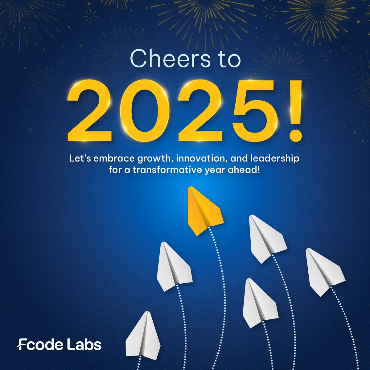 FcodeLabsLive's tweet image. New Year, New Horizons! 🚀 Cheers to 2025!

As we embark on this new year, we’re not just setting new goals; we&apos;re elevating our standards. 

Together, we&apos;ll redefine what&apos;s possible. Cheers to a transformative year! ❤️

#FcodeLabs #NewYear2025 #Growth #Innovation