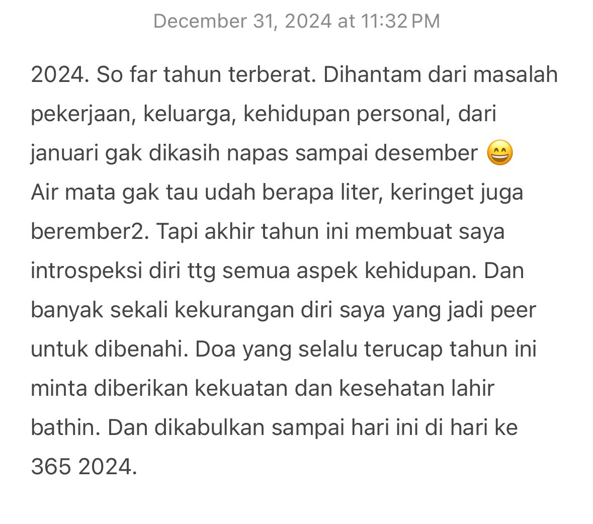 Selamat tahun baru teman-teman ❤️
Bismillah 2025.