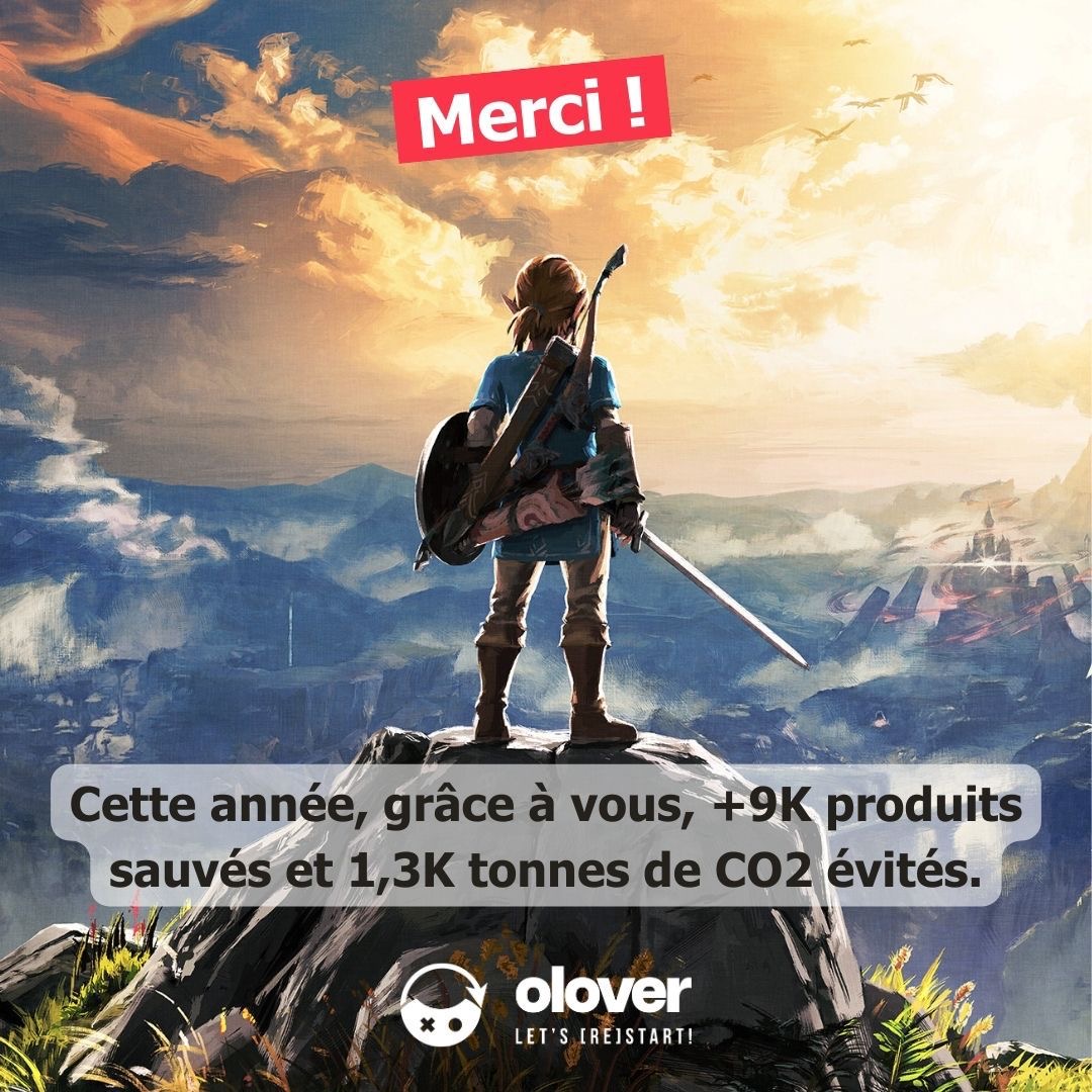 ✨Bonne année ! ✨
Réveillez le héros qui sommeille en vous ! 🦸‍♂️⚔️
Le gaming a un impact fort sur l’environnement. Chez OLOVER, nous offrons une solution responsable à prix réduit ! 🎮♻️
C’est le moment d'être un véritable héros et sauver les produits qui vous ont fait rêver ! 💪