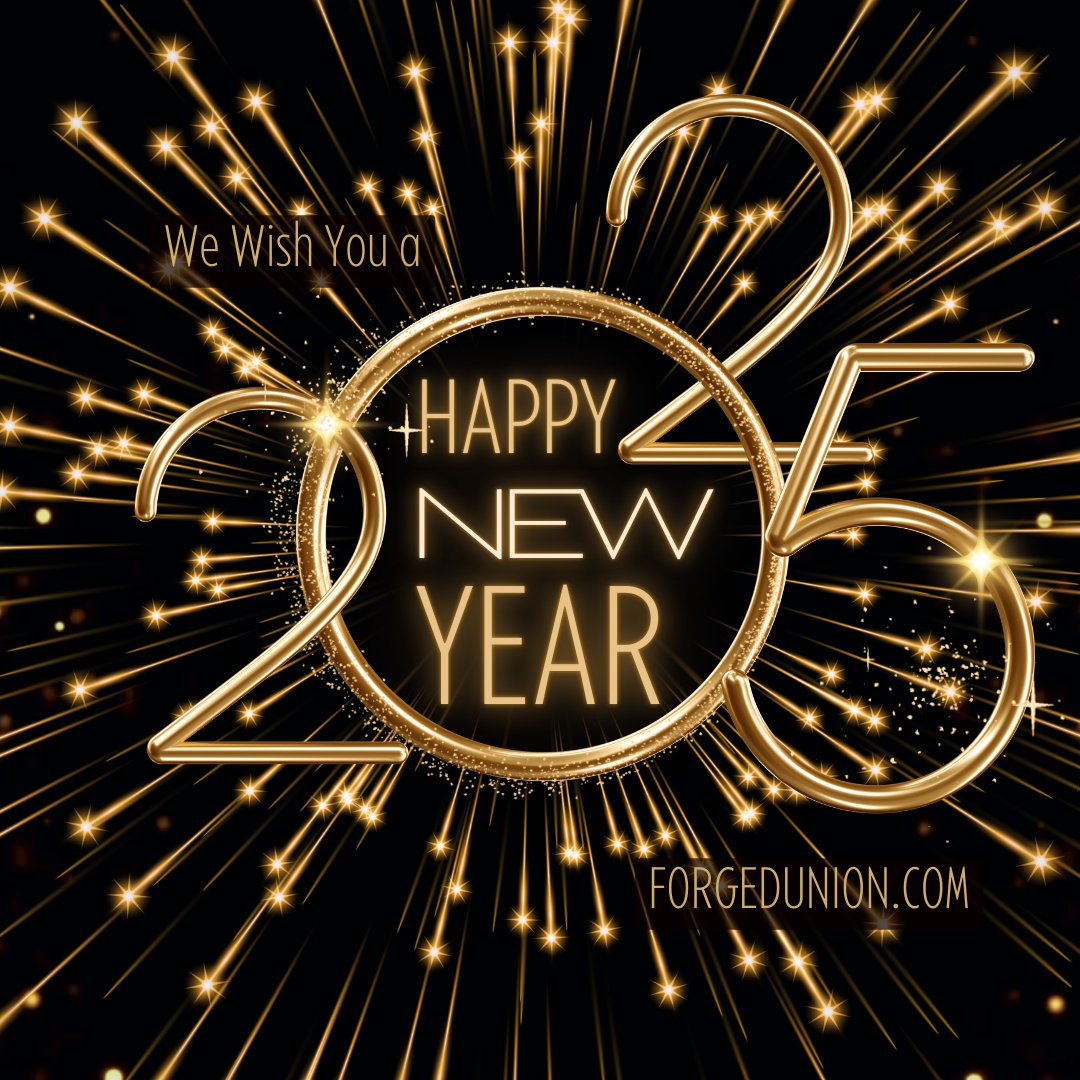 forgedunion's tweet photo. 🎉✨ HAPPY NEW YEAR FROM THE FORGED UNION FAMILY! ✨🎉
Here’s to another year of bold designs, unforgettable love stories, and timeless rings that last forever. May your 2025 be filled with happiness, health, and prosperity!
#HappyNewYear #ForgedUnion #NewYearNewRings https://t.co/VpgQzndvPn