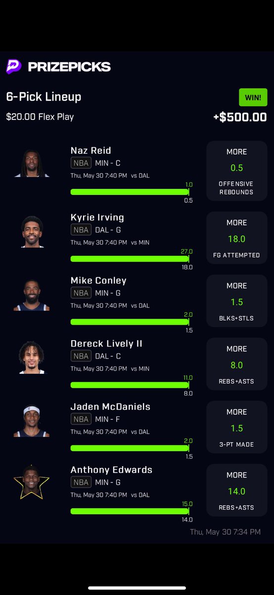 KeemDaDream24's tweet photo. @PrizePicks https://t.co/ktVFybpbfk