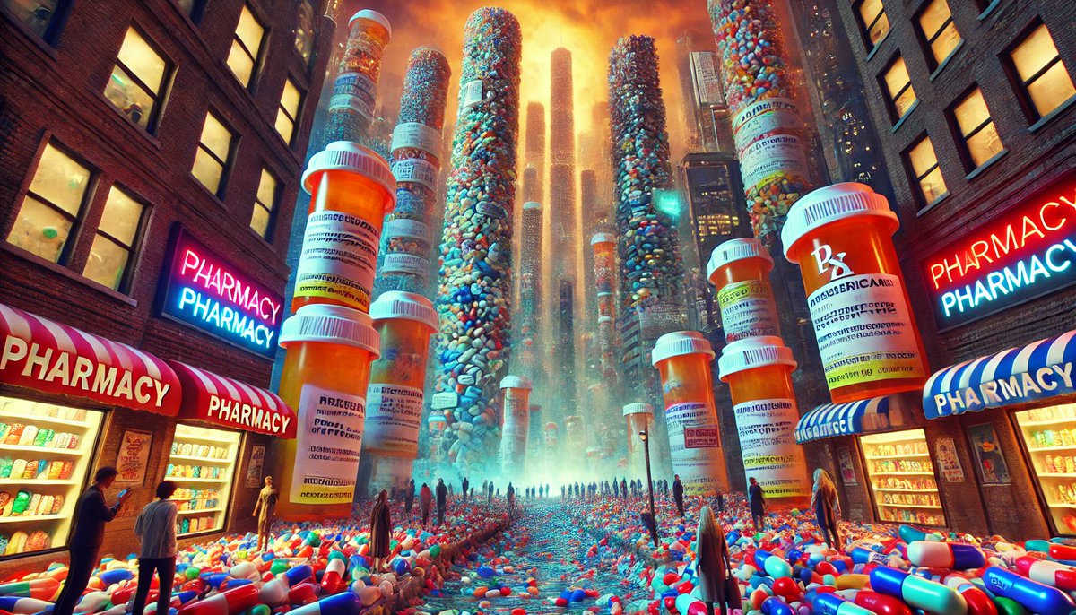 mosnarwrites's tweet photo. The Pill-Popping Nation: America’s Unholy Addiction to Pharmaceuticals 💊
https://t.co/zkG57ka0le
💊
#PillPoppingAmerica, #PharmaceuticalAddiction, #BigPharma, #OpioidCrisis, #MentalHealthPills, #AmericaOnDrugs, #QuickFixCulture, #HealthCareRevolution, #StopPillDependency, #Drug https://t.co/3dXdmqEmtX