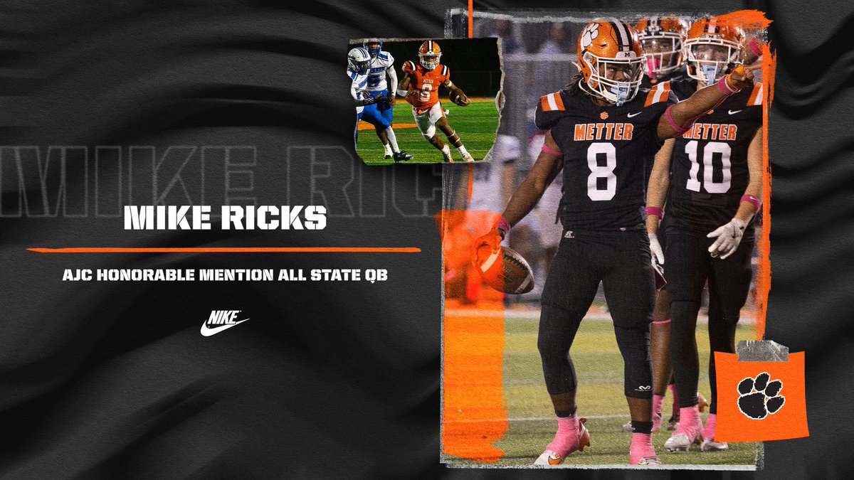 Metter Tiger Football (@metterfootball) on Twitter photo 💥 ALL STATE 💥
Congratulations to <a href="/allen4williams4/">Allen “MainS̷t̷r̷i̷k̷e̷r̷” Williams 25’✟</a> on earning AJC 1st team All State LB, and <a href="/Ricksm711Ricks/">Mike Ricks</a> on his Honorable mention All State ‼️
⚫️🟠🐅
#gotigers // #chasingGREATNESS 💥 ALL STATE 💥
Congratulations to <a href="/allen4williams4/">Allen “MainS̷t̷r̷i̷k̷e̷r̷” Williams 25’✟</a> on earning AJC 1st team All State LB, and <a href="/Ricksm711Ricks/">Mike Ricks</a> on his Honorable mention All State ‼️
⚫️🟠🐅
#gotigers // #chasingGREATNESS