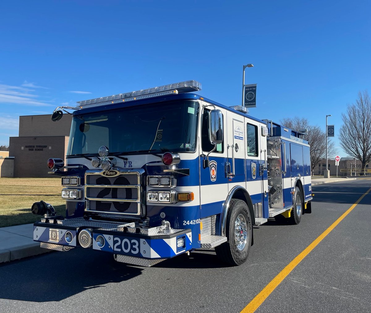 Look what finally arrived in the Township to ring in the new year!

#MTFireRescue #ManheimTownship