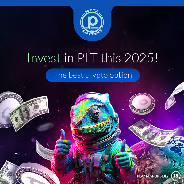🚀 Start 2025 with a winning strategy!

💰 Invest in PLT – your best crypto option for the new year!

Join the MetaLottery revolution and take your portfolio to the stars.

👉 bit.ly/Metalottery

#CryptoInvestment │ #PLT2025 │#MetaLottery  #CryptoFuture
