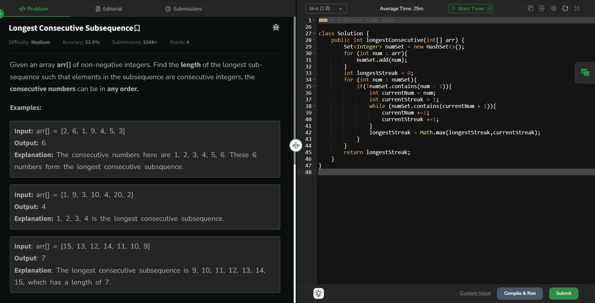 Mayank_kumar111's tweet photo. Day 47: Embracing the Grind!
The #GFG160 challenge continues to push my coding skills and fuel my passion.

Shoutout to @geeksforgeeks

#CodingChallenge #160DaysOfCode #gfg160 #geekstreak2024 #Day47 #KeepCoding #StayMotivated #LearningJourney #CommitToGrowth #CodeEveryday https://t.co/m9FlmIbJwt