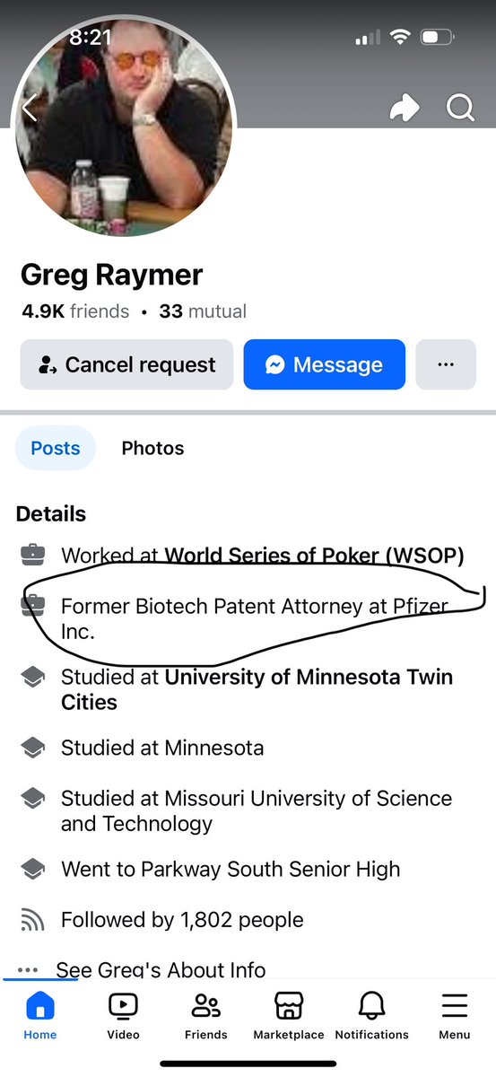 The_Chi_T's tweet image. @FossilMan backs @pfizer @KamalaHarris the ladyboy champ backs genocide and pedophilia this isn’t going to end well for you! #Pfizer #wsop #Elon_Musk #Democrats #libtard