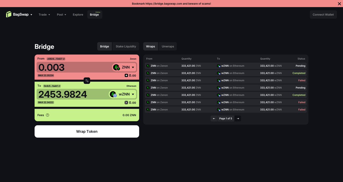 What if the bridge features were consolidated to a single view...