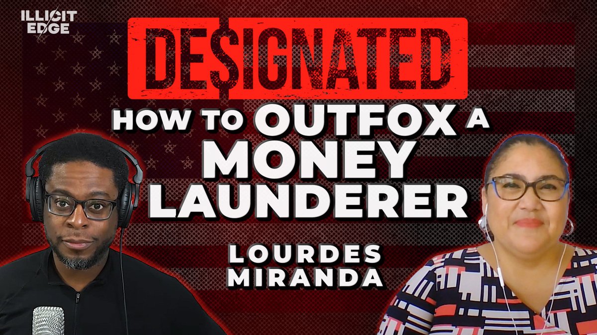 illicitedge's tweet image. 🔊NEW EPISODE ALERT🔊
"Designated with @SignCurve - How To Outfox A MoneyLaunderer with Lourdes Miranda" is available NOW!
#MoneyLaundering #AntiMoneyLaundering #Compliance
Proudly supported by @K2Integrity
YouTube: youtu.be/JAdJ9eGhi1c?si…
Audio Pod: podcasts.apple.com/us/podcast/des…