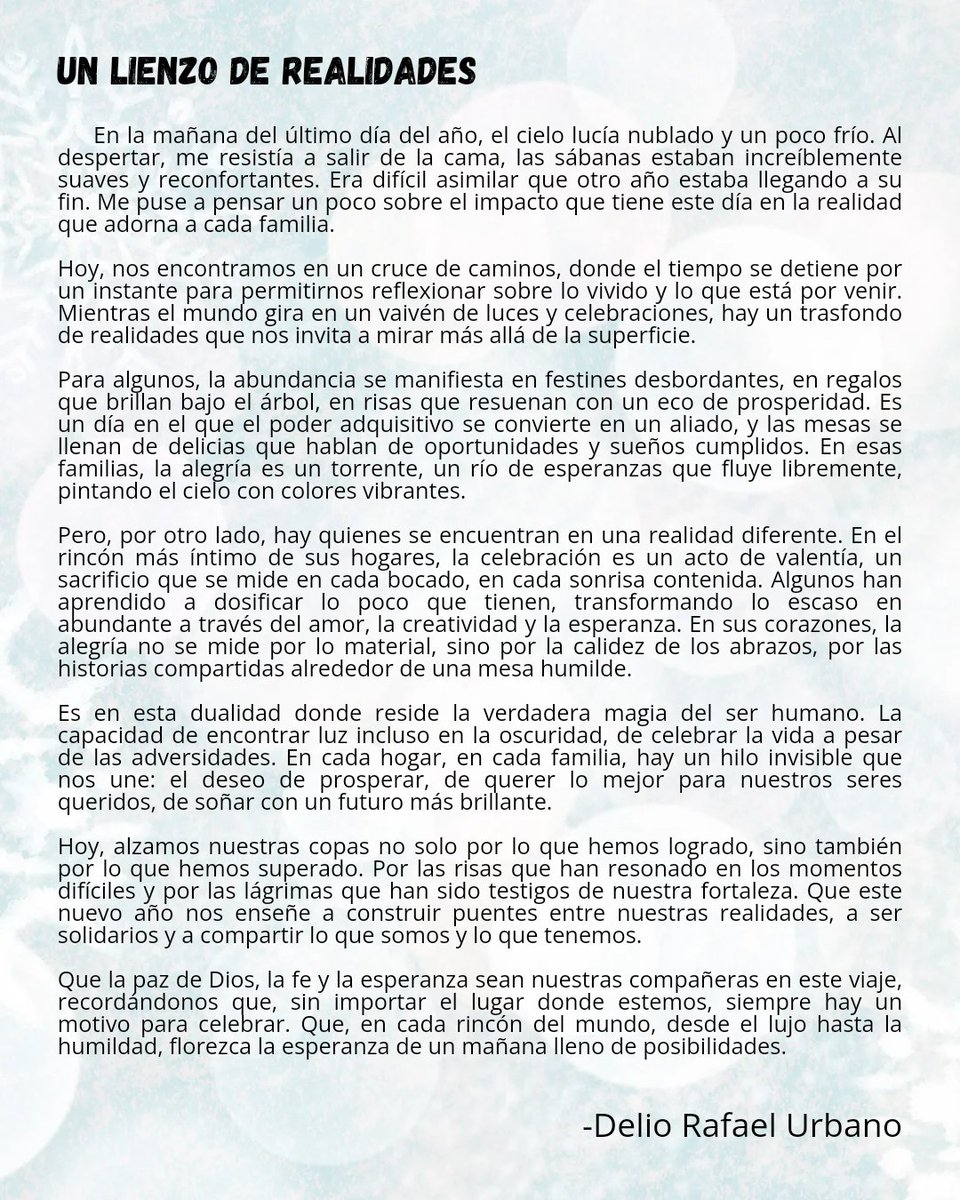 Feliz víspera de año nuevo mi gente bonita🌹💕❤️