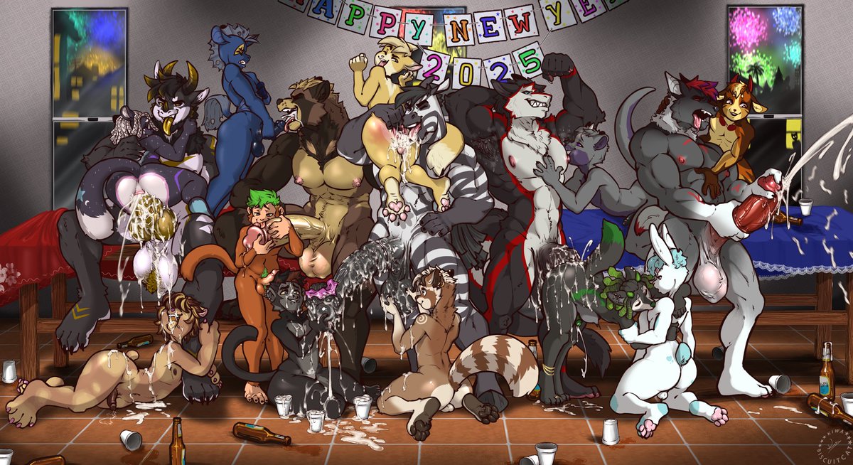 KBiscuitcat's tweet photo. NYear ych with telegram group chat! Thanks for the great support this year guys! And happy new Year 2025!
@smith_buda @Fem_Orion Jovyss @ReddMagiStar @spiritpaw @KaitheWolf3 @LanceAzura OtterlyOliver @RainbowNinjaDKT @raccoonvocalist @Crossbow1701 @PupBlunt @Poneboi @Reenter99 https://t.co/Mr60pcOIXq