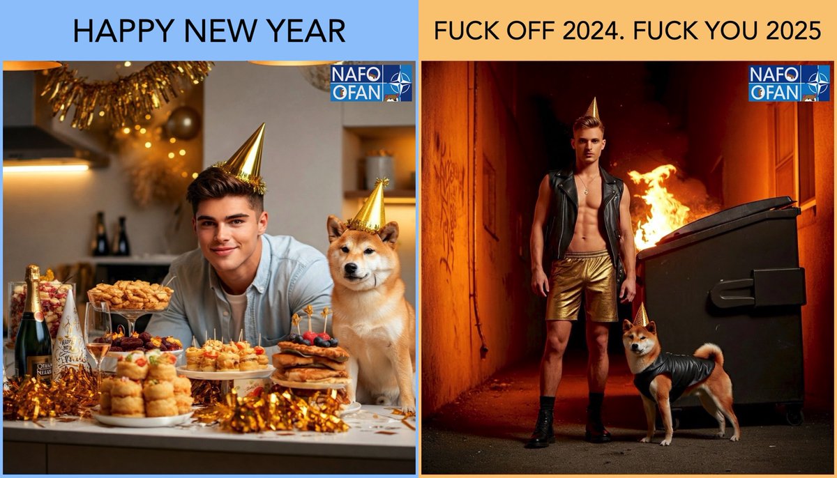 Happy New Year
- Which New Year mood are you?
- Memes are available on my page.
#NAFO