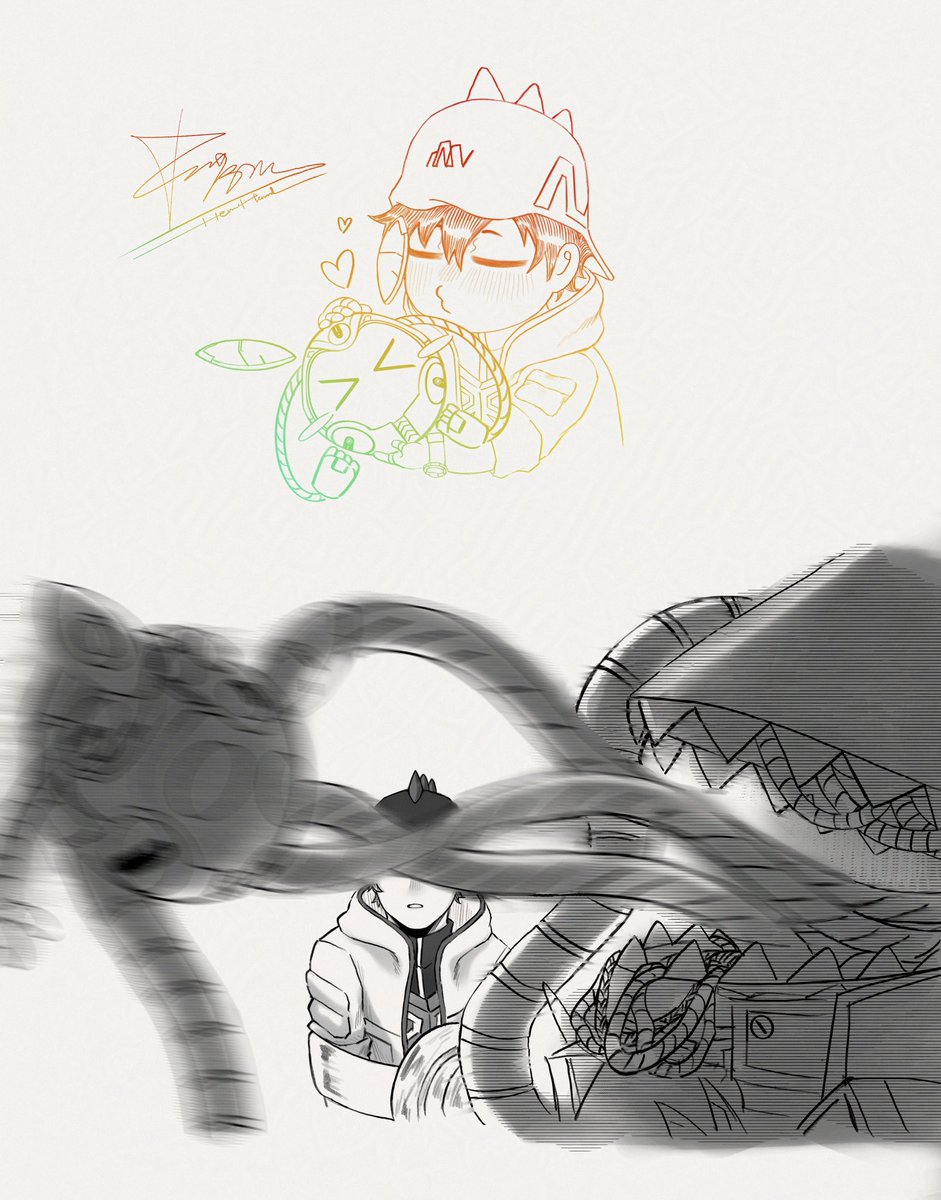 PTM_HemiHemil's tweet photo. Last pic in 2024 ⊂((・▽・))⊃ 
#BoboiboyFanart #BoboiboyGentar https://t.co/Vshvt7LVfk