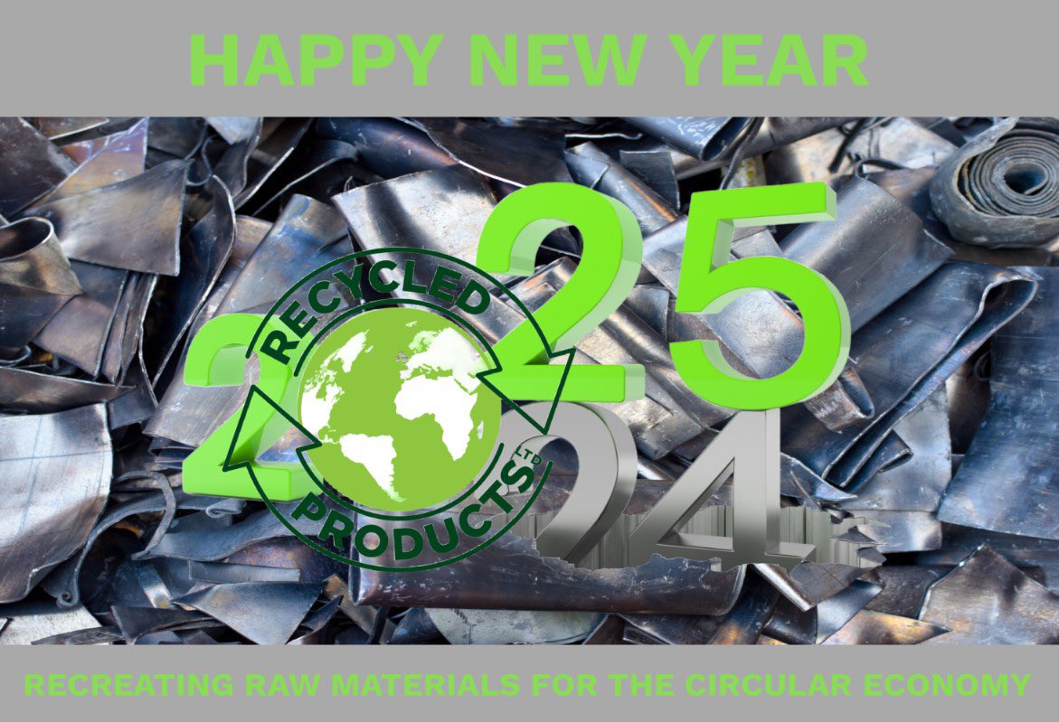 RecycProducts's tweet photo. Happy New Year to all our valued customers and suppliers! We’re excited to keep collaborating with you in the year ahead, recycling redundant metals and recreating raw materials for the circular economy. Here’s to a prosperous and sustainable 2025 together!
#KeepRecycling https://t.co/0AhtonJ6J8