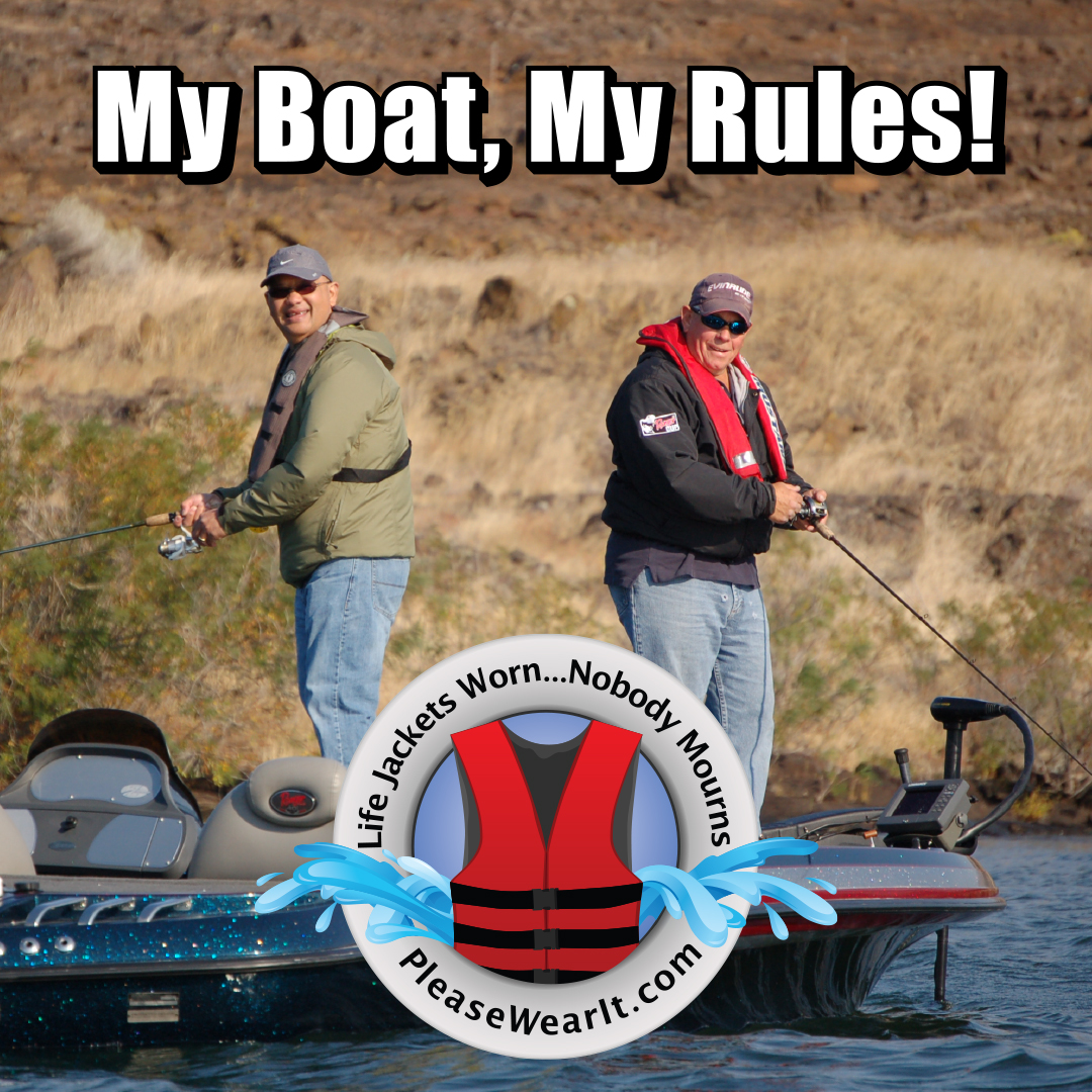 ✨ Happy New Year's Eve! ✨ 

Consider making a resolution that can help saves lives on our nation's waterways. Make a “My Boat, My Rules” resolution that no one will ride on your boat this year unless they are wearing a life jacket. 

#LifeJacketsWornNobodyMourns