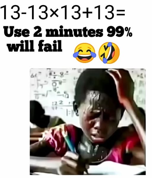 brainyquiz_'s tweet image. Fun Quiz Solve it ❔ 
just a kidding 😲 Seriously Solve🤔

#math #funmath  #mathquizfunny