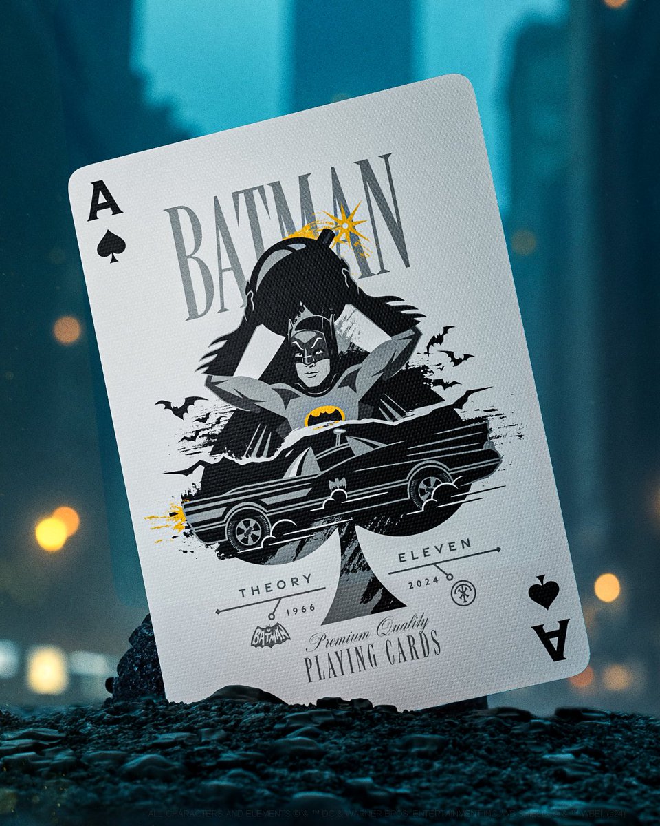 🦇 BATMAN 85th ANNIVERSARY PLAYING CARDS - Now Available! Take your game nights to the gritty streets of Gotham and play your hand with fully custom artwork of all of your favorite characters. Long Live the Bat! theory11.com/batman85