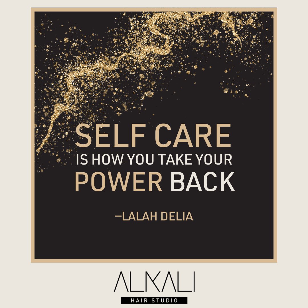 AlkaliHair's tweet image. "Self care is how you take your power back." - Lalah Delia.

In the coming new year, we wish you happiness and joy, along with mental and physical wellbeing.💛

#selfcare #takeyourpowerback #selfcareisnotselfish #selfcareishealthcare