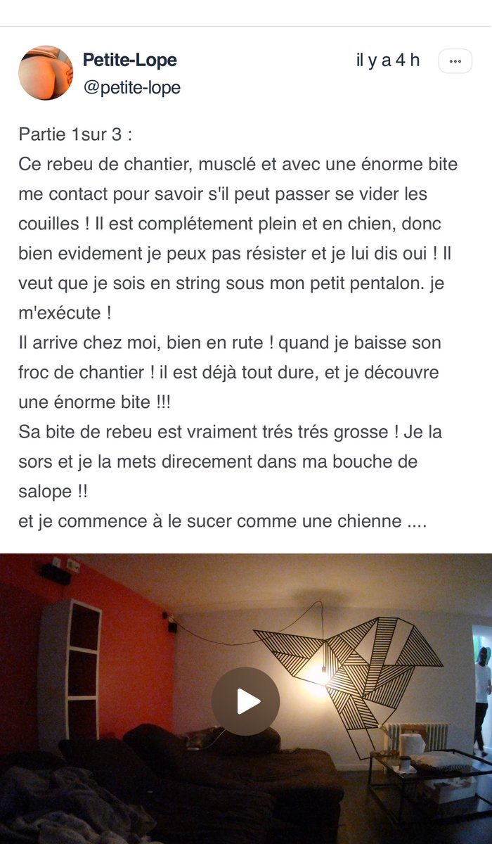 lyon_salope's tweet photo. Dispo sur mon Top4Fan, partie 1 et 2 sur 3 
Défoncé par un #rebeu de chantier qui me rempli de #sperme plusieurs fois de suite ! 
String de côté et il tape fort ! 🥵

👉 https://t.co/Qq3APkIeoS

#lope #sissy #pute #BBK #cum #Breed #cum #sex #bi #gay https://t.co/HwSNQelVup