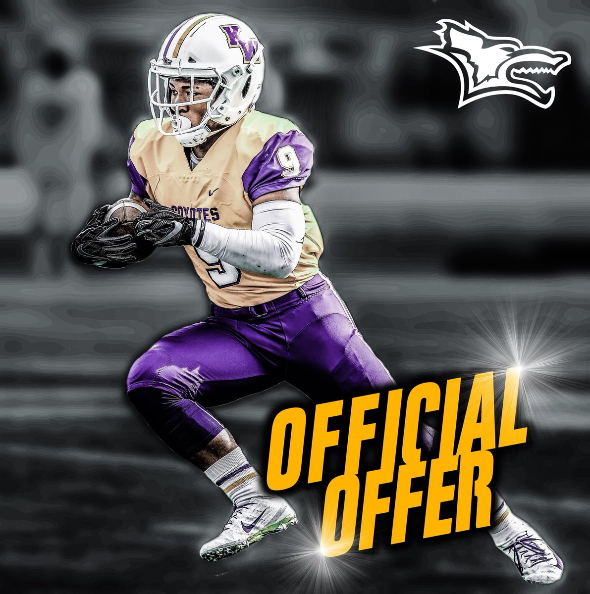 I am blessed and honored to receive an offer from Kansas Wesleyan University to continue my athletic and academic career.

#GoYotes

<a href="/QBcoachsnyder/">QBcoachsnyder</a>