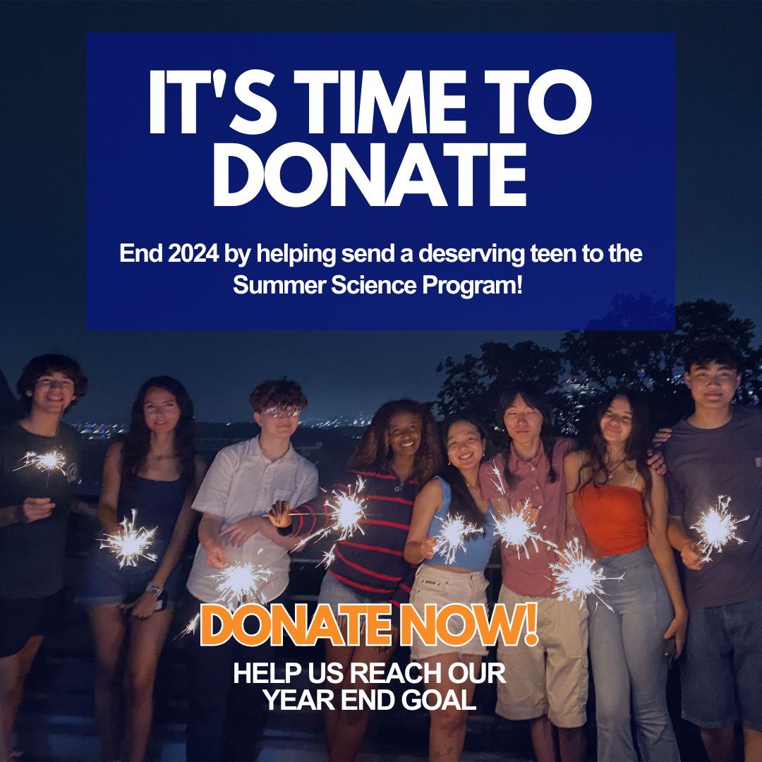 SSPers's tweet image. This new year, let’s make a difference together. With your support, we can open doors to life-changing experiences and opportunities. Will you join us in making 2025 the year we invest in tomorrow’s leaders? #SummerScienceProgram #SSP2025 #InvestInTheFuture