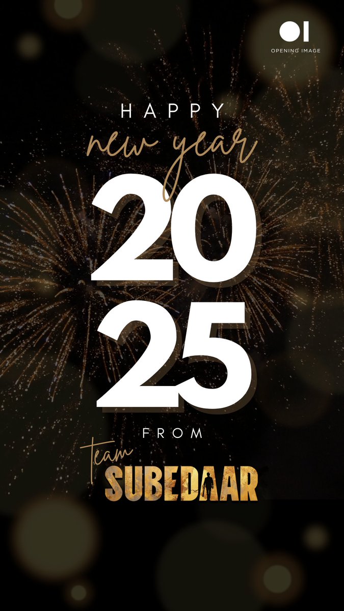 Popcorn ready, dreams big, and action mode on—2025, here we come! 🍿✨

#HappyNewYear #2025 #OpeningImage