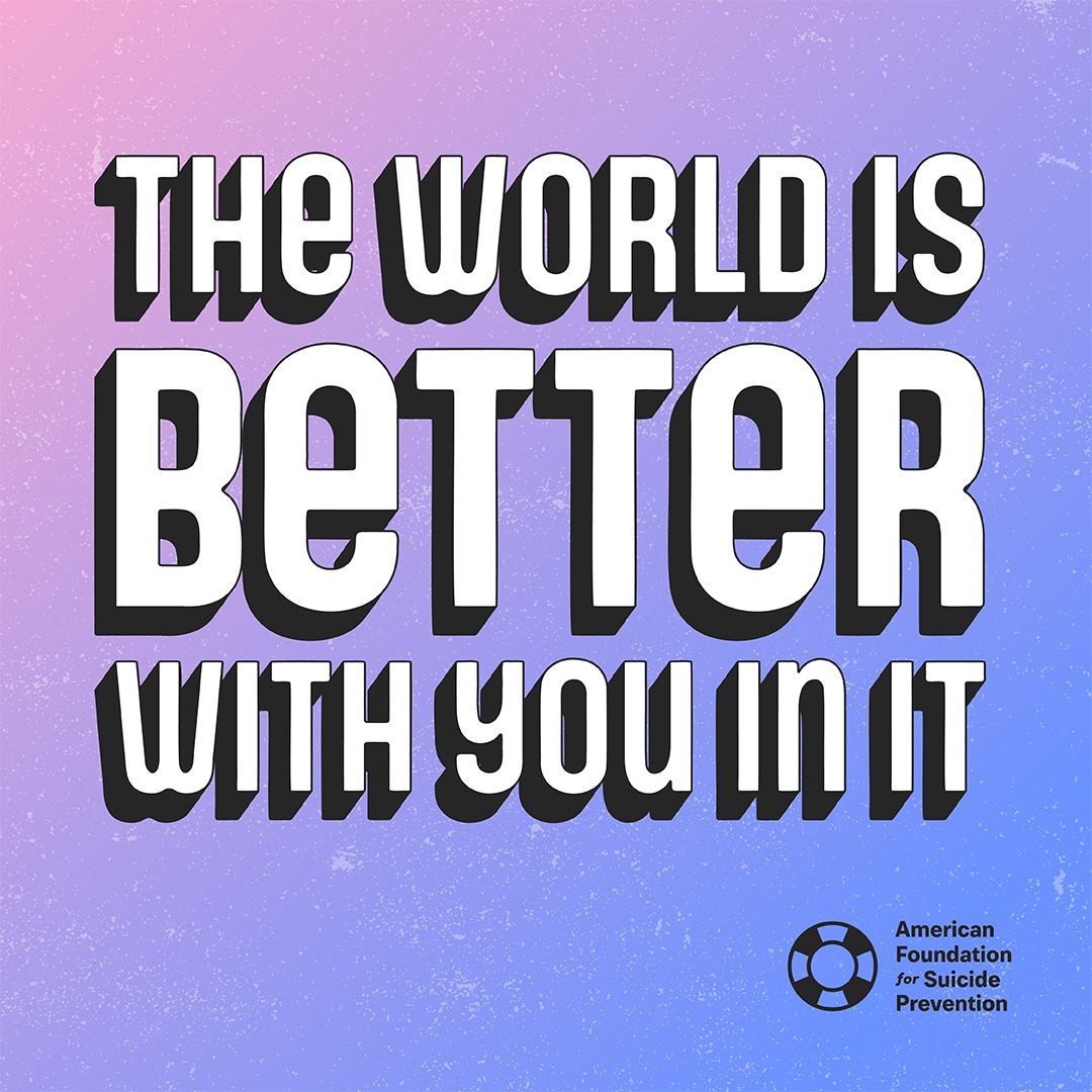 PWCPolice's tweet image. The world needs your light, your laughter &amp;amp; your #kindness. You are valued, cherished &amp;amp; needed — just as you are. Find out more about the American Foundation for #SuicidePrevention – #Virginia chapter @AFSPVirginia. If you are in #crisis or know someone who is; call or text 988.