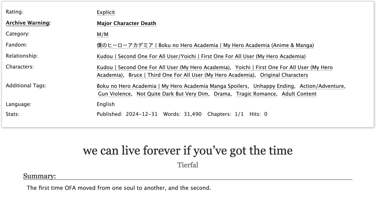 tierfal's tweet photo. Nothing says 'happy new year' like some gritty, fatalistic #KudoIchi , right? (…… #GearForAll ? #FirstSecond ?)

Mind the tags. 🤍

https://t.co/YM2vmL4c9H https://t.co/Hbhtf1yFvs