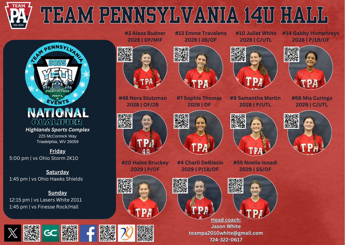 Team PA Hall 14U (@teampahall14u) on Twitter photo Kicking off the New year with <a href="/thealliancefp/">The Alliance Fastpitch</a> and <a href="/NEFLfastpitch/">Northeast Fastpitch League | NEFL</a> ! Kicking off the New year with <a href="/thealliancefp/">The Alliance Fastpitch</a> and <a href="/NEFLfastpitch/">Northeast Fastpitch League | NEFL</a> !