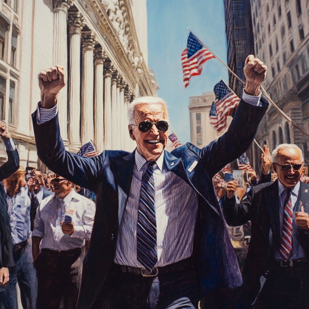 🚨 BREAKING: The Wall Street Journal reports that the U.S. stock market is on track for its strongest two-year performance of the century.

Remember when Trump predicted the market would collapse under President Biden? Yet again, wrong.

Thanks, Joe!