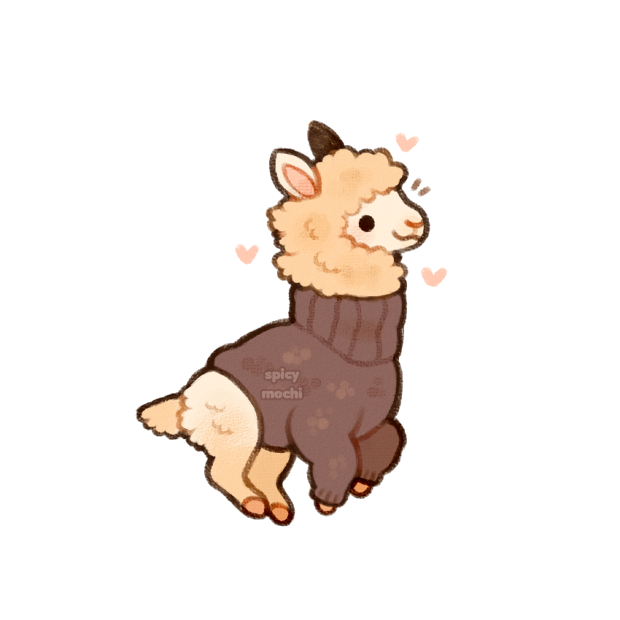 spicy_mochi's tweet photo. turtleneck alpaca https://t.co/cAnQVhS2zB
