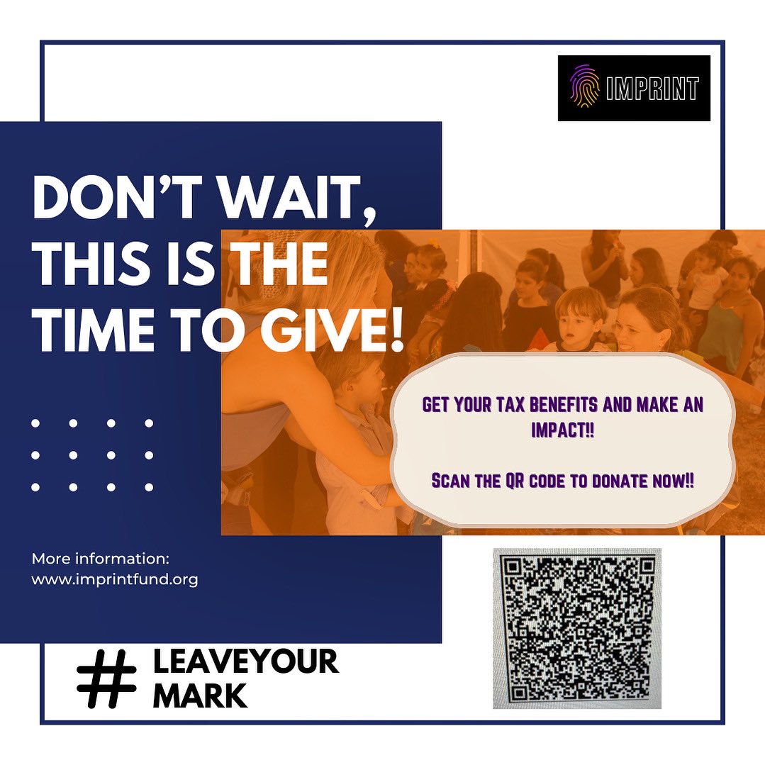 imprint_fund's tweet photo. It’s the LAST DAY to support a great cause AND receive a tax break before the year ends! ✨Your donation helps us empower underfunded nonprofits and transform communities.  Every dollar makes an impact—don’t miss the opportunity to GIVE BACK and SAVE BIG!! 🫶🏽
👉🏽 Click Link In Bio https://t.co/gmdTgSanon