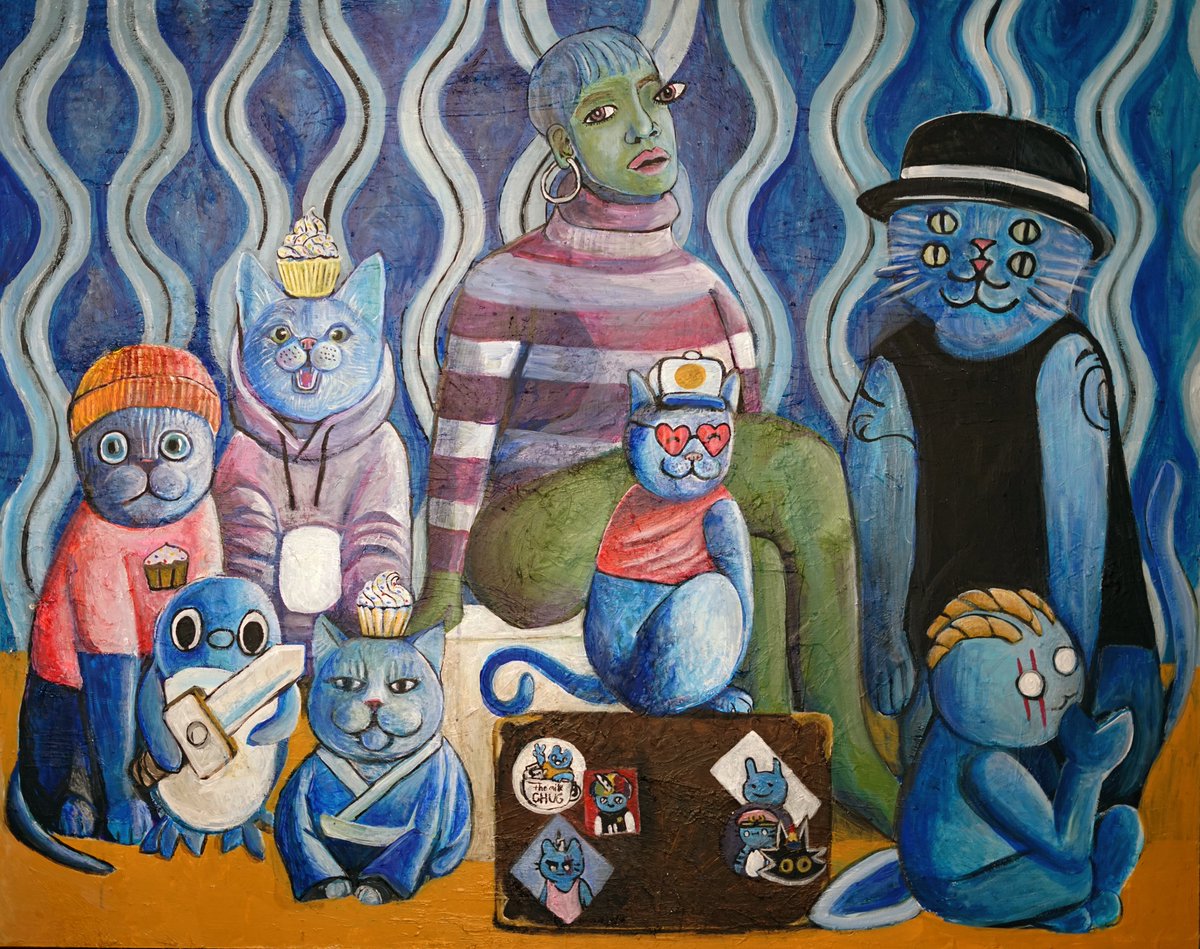 JL💜 (@jlmaxcy) on Twitter photo I just finished this one—my last painting of 2024—a portrait of some lovely ladies. Thanks for the inspiration 🙏💜😎
<a href="/CryptoAunty/">CryptoAunty</a> <a href="/0xCryptotoad/">cryptotoad.eth 🐸🚀</a> <a href="/Cool_Slimeball/">Slimeball</a> <a href="/JillCatisCool/">Aniva</a> <a href="/Muffiinz_x/">Muffinz</a> <a href="/lisaelsewhere/">lisaelsewhere</a> @n4ttie <a href="/tarisde_nft/">🕊️ Tarisde.eth 🈴</a> <a href="/coolcats/">Cool Cats</a> <a href="/LinkedEm/">Link 🍌💨</a> <a href="/0xFury_/">Fury🔥</a> @SharaSenderof
I Rest My I just finished this one—my last painting of 2024—a portrait of some lovely ladies. Thanks for the inspiration 🙏💜😎
<a href="/CryptoAunty/">CryptoAunty</a> <a href="/0xCryptotoad/">cryptotoad.eth 🐸🚀</a> <a href="/Cool_Slimeball/">Slimeball</a> <a href="/JillCatisCool/">Aniva</a> <a href="/Muffiinz_x/">Muffinz</a> <a href="/lisaelsewhere/">lisaelsewhere</a> @n4ttie <a href="/tarisde_nft/">🕊️ Tarisde.eth 🈴</a> <a href="/coolcats/">Cool Cats</a> <a href="/LinkedEm/">Link 🍌💨</a> <a href="/0xFury_/">Fury🔥</a> @SharaSenderof
I Rest My