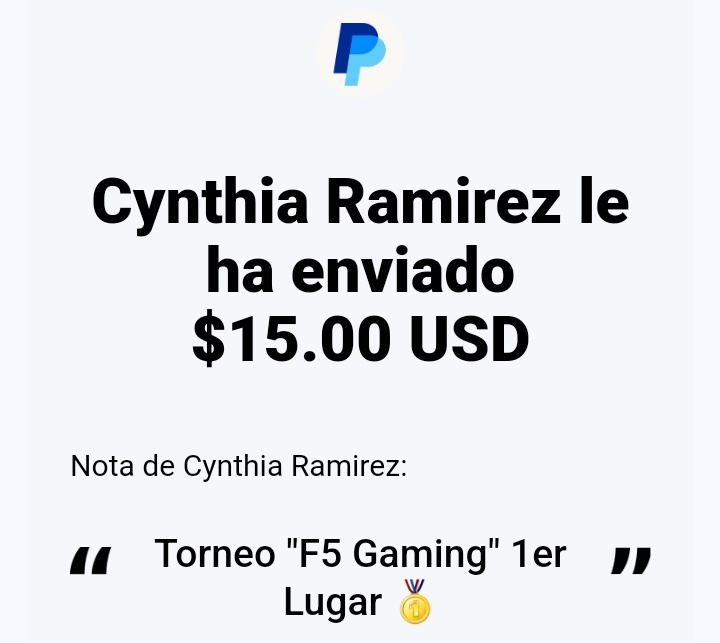 Gracias por el el pago del torneo <a href="/CynthiiaR92/">Cindy❤️</a> 🥰