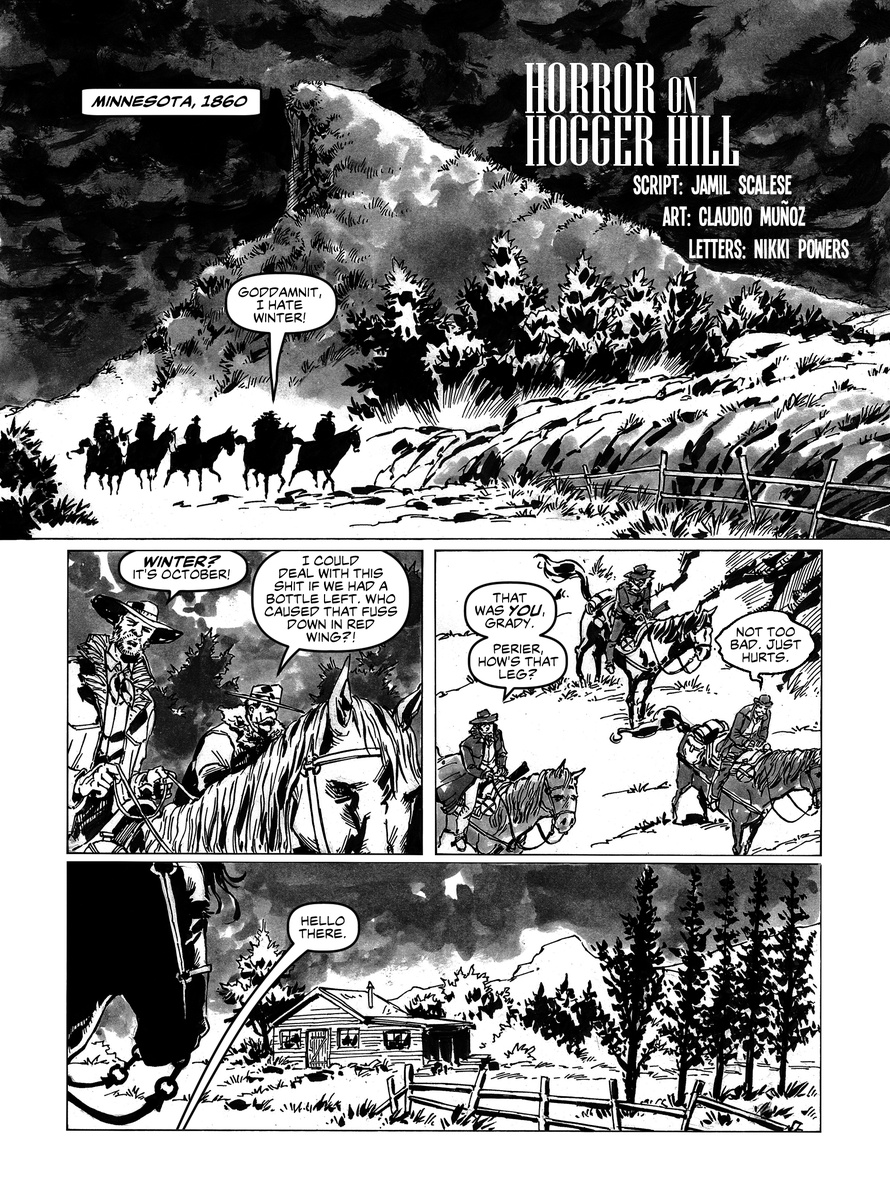 alltrueoutlaw's tweet photo. "Horror on Hogger Hill" - Page 1

Read the rest of the story at https://t.co/a2XjptLypM

Westward! https://t.co/RUyB0cSzSu