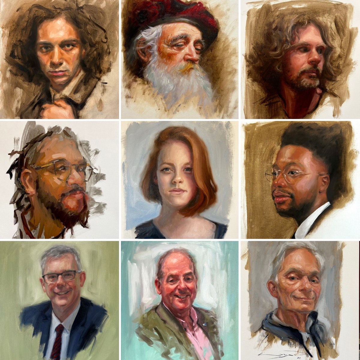 Plenty of wonderful faces painted in 2024. Here’s to many more in 2025! Happy New Year! #HappyNewYear