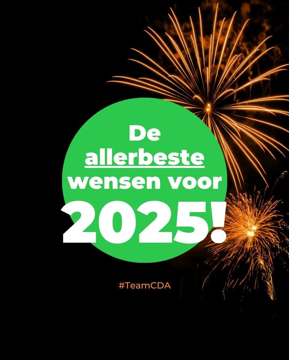 Een goed uiteinde en het allerbeste gewenst voor 2025! 🥂
Wij hebben er zin in. 💪