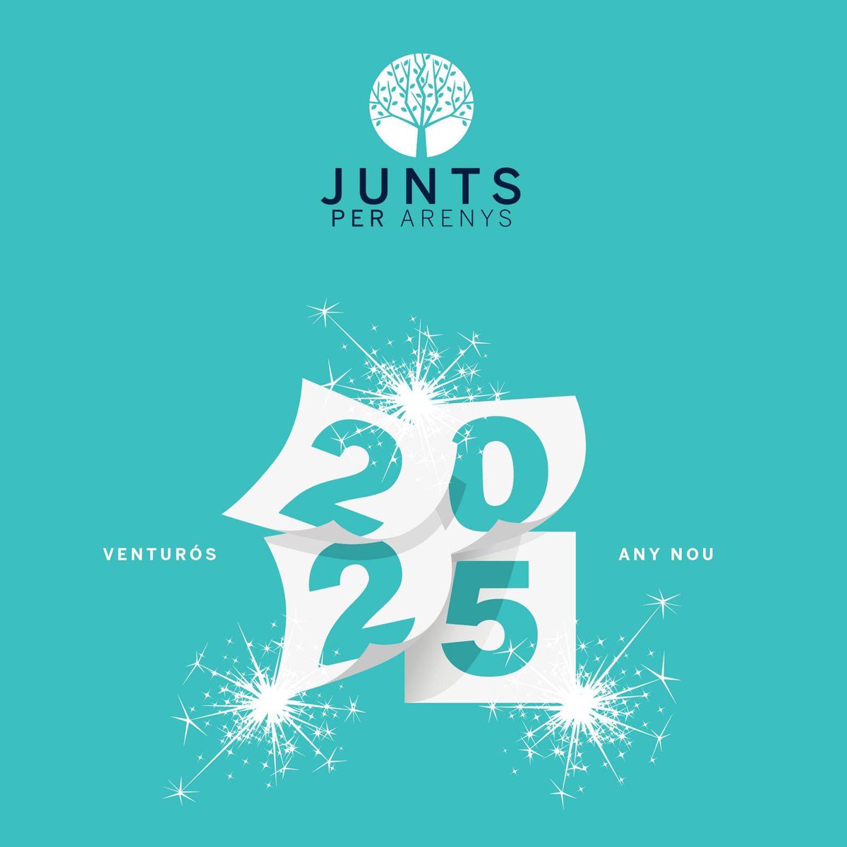 Molt bona entrada d'any 2025 a tothom🎊

#junts
#juntsarenys
#juntsperarenys
#juntsxcat