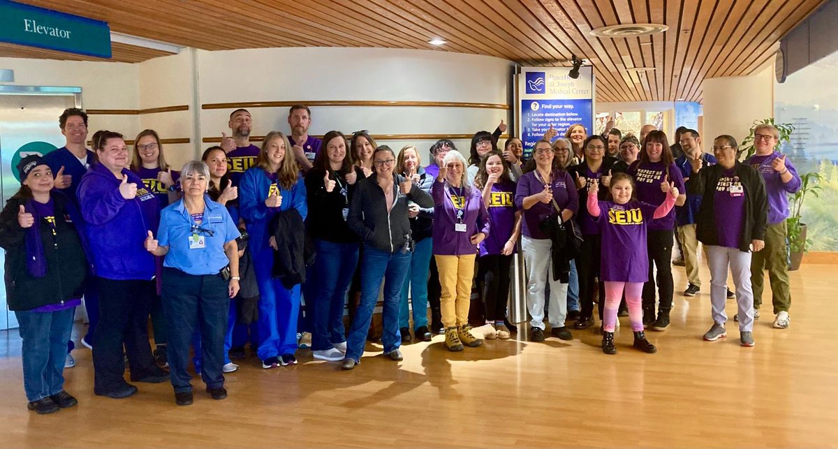 Healthcare workers at PeaceHealth St. Joseph Medical Center in Bellingham are ready to take action! Alongside our coworkers and siblings from <a href="/UAPD/">Union of American Physicians and Dentists</a>, we delivered our 10-day notice to PeaceHealth administration to hold an informational picket, and we are prepared to take our fight