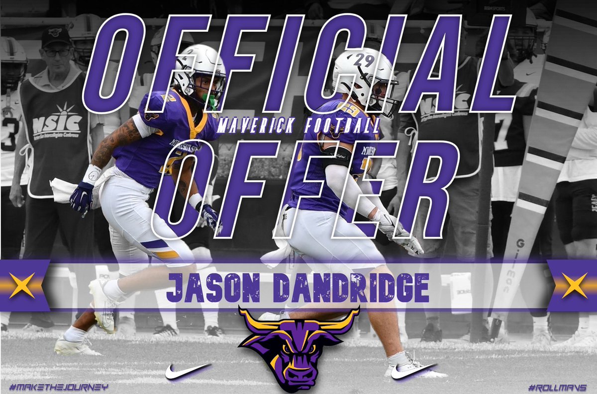 Jason Dandridge Jr (@jasondandridge3) on Twitter photo Blessed to receive another Division 2 offer from Minnesota State-Mankato. Extremely excited for the opportunity thank you to <a href="/Todd_Taylor28/">Todd A. Taylor Jr.</a> 🟣⚪️#AG2G Blessed to receive another Division 2 offer from Minnesota State-Mankato. Extremely excited for the opportunity thank you to <a href="/Todd_Taylor28/">Todd A. Taylor Jr.</a> 🟣⚪️#AG2G