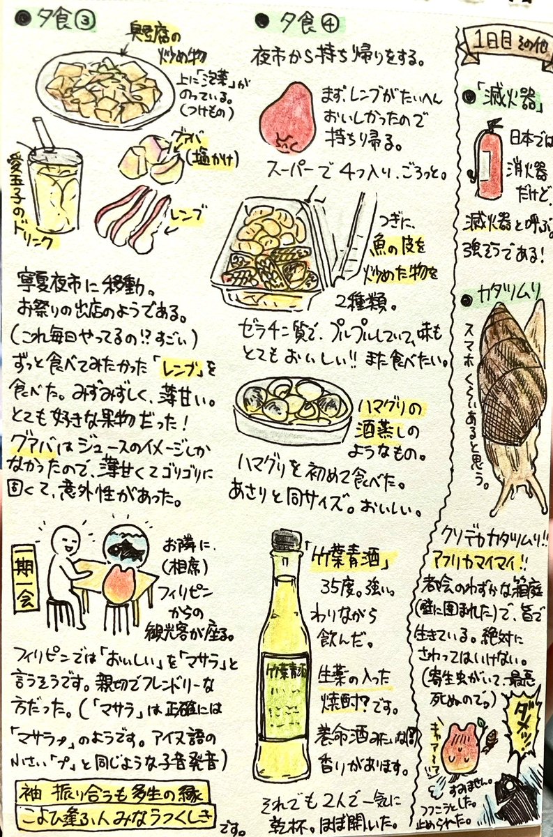 台湾旅行記 一日目です 