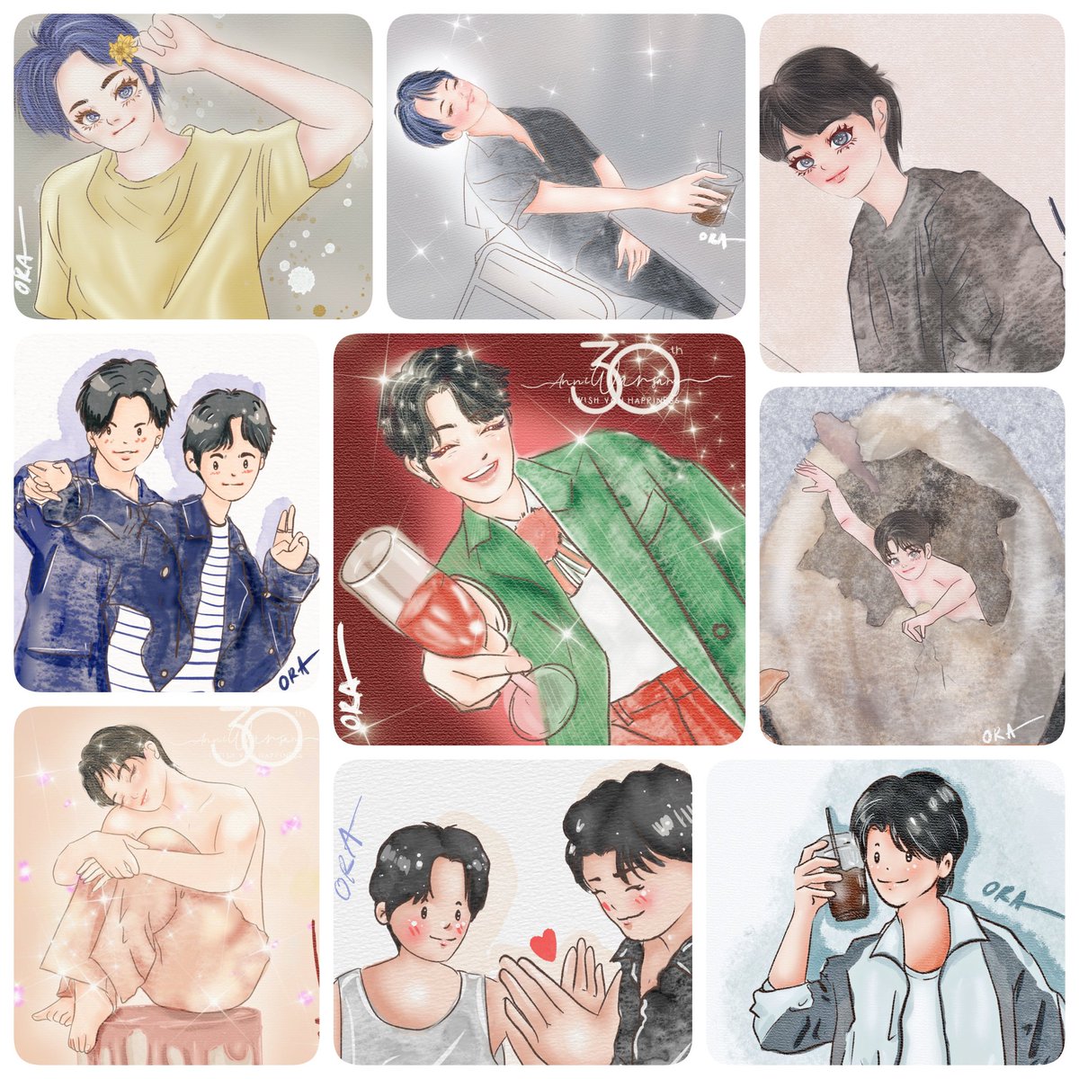 ด้วยงานด้วยชีวิตปีนี้วาดเฮียน้อยลง
น้อยแบบน้อยมาก แต่ก็ยังรักเด้อ ❤
ขอให้เฮียมีความสุขไปเรื่อยๆ นะ
ขอบคุณที่เป็นแรงกระตุ้น
ให้ได้ทำอะไรใหม่ๆ
❤ รักเฮียเหมือนเดิมเพิ่มเติมงานยุ่งชิบหัย
#warwanarat <a href="/warwanarat/">ว</a>
#yinwarfanart