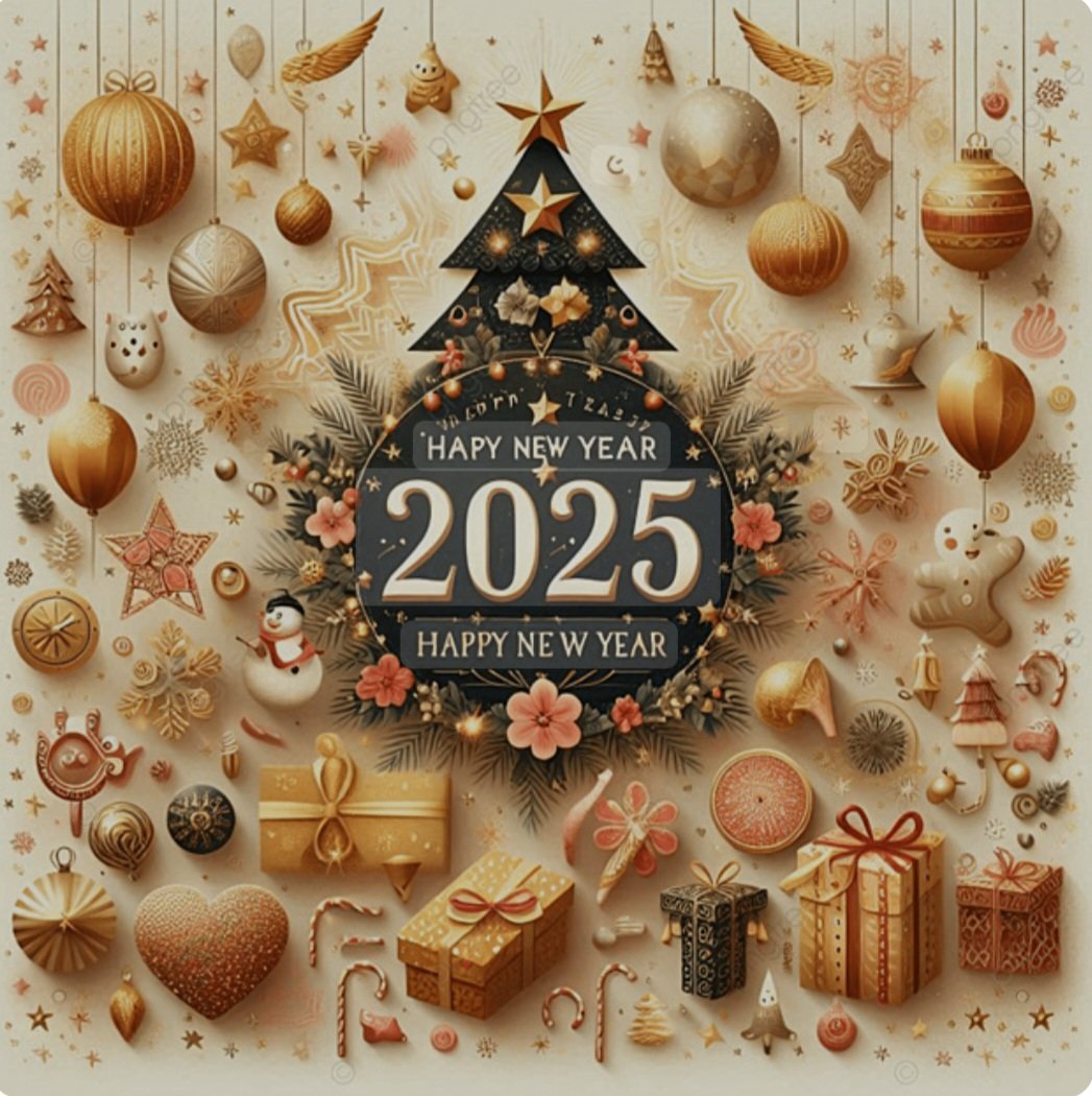 HAPPY NEW YEAR 2025! WE SEND OUR DEEP GRATITUDE TO ALL OUR CUSTOMERS WHO HAVE ALWAYS ACCOMPANIED US THROUGHOUT THE JOURNEY. NEW YEAR 2025 WISHES YOU A NEW YEAR FULL OF JOY, SUCCESS AND HAPPINESS!