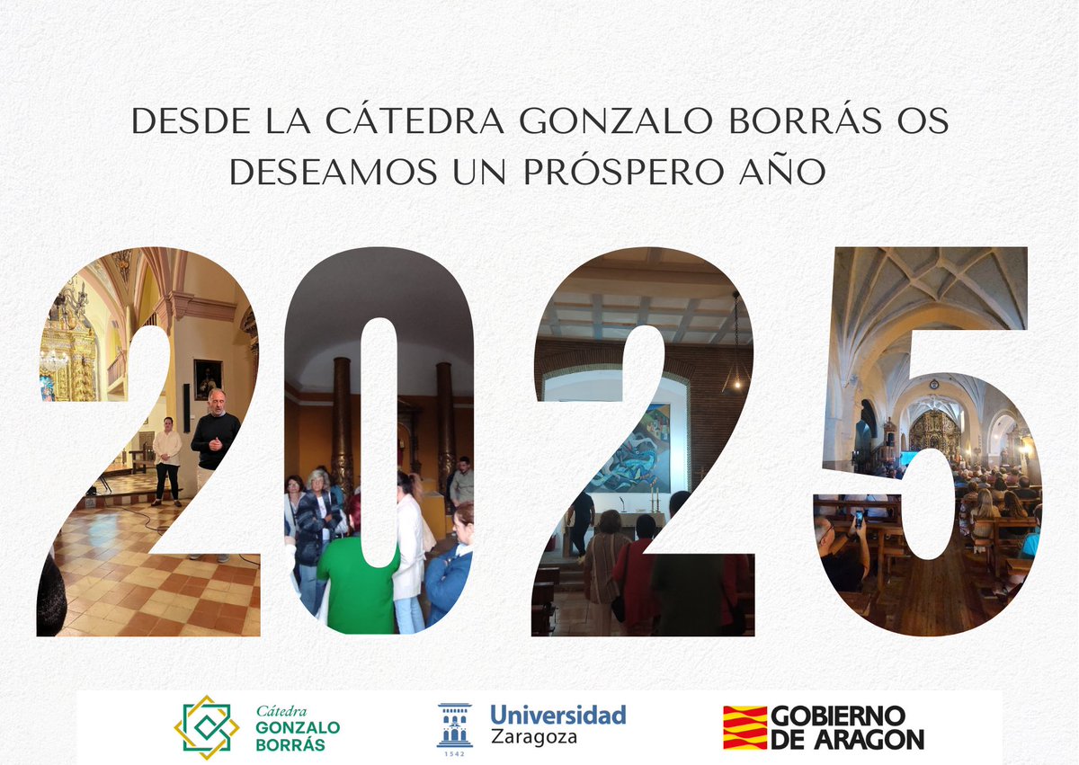 ✨ ¡Feliz Año Nuevo 2025! ✨

Desde la Cátedra Gonzalo Borrás queremos aprovechar estas líneas para desearos un feliz y próspero año nuevo. 
Esperamos que sea un año lleno de nuevas oportunidades para explorar, preservar y celebrar nuestra rica herencia cultural. 🥂🌍
#Feliz2025