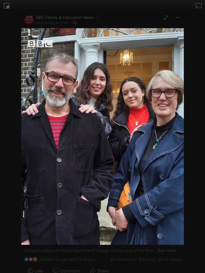 #adatetocelebrate5 today we celebrate equal civil partnership anniversary being 5 today. Congratulations from Rob and I to all celebrating too  <a href="/EqualCPs/">Civil Partnerships</a> <a href="/lb_southwark/">Southwark Council</a> registry office 'making history'