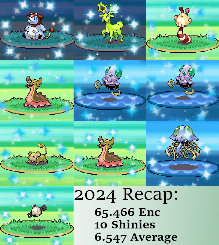 Found some cool shinies and some phases this year. Maybe Magmar in 2025?